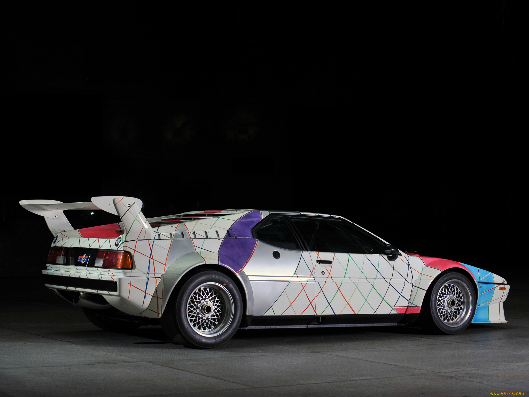 bmw, m1, procar, art, car, by, frank, stella, 